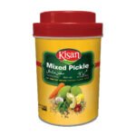 Kisan Mixed Pickle 400 Grams Jar [Multi Pack 1 x 9]